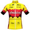 Wielershirt 2023 Bingoal WB Geel Rood